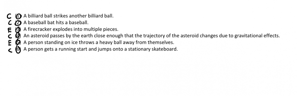 Collisions and explosions worksheet solution