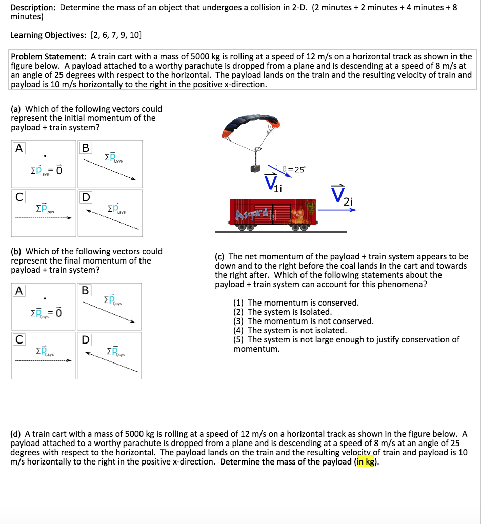 Collision time worksheet