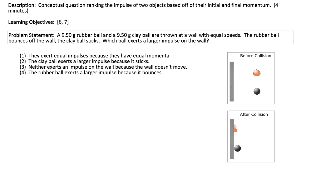 Rubber vs clay ball worksheet