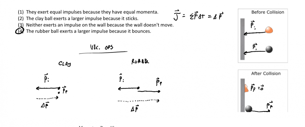 Rubber vs clay ball worksheet solution