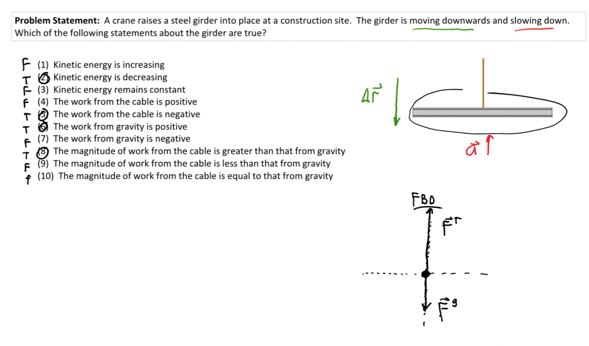 More cranes worksheet solution